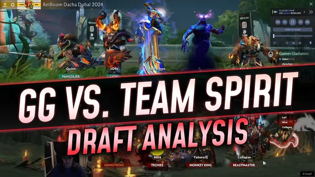 Draft Analysis: GG vs. Team Spirit (Game 1)