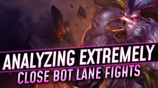 Analyzing Extremely Close Bot Lane Fights