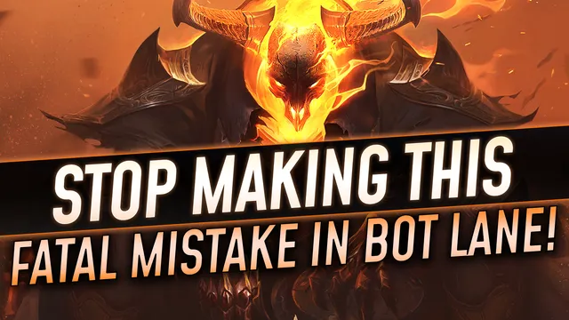 Stop This Fatal Mistake in Bot Lane!