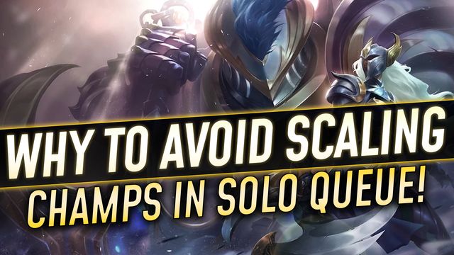 Why to Avoid Scaling Champs in Solo Queue!