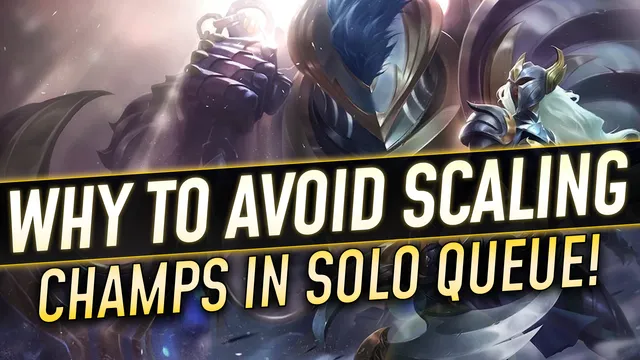 Why to Avoid Scaling Champs in Solo Queue!